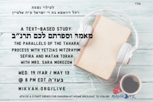 Maamer "Usfartem Lachem"